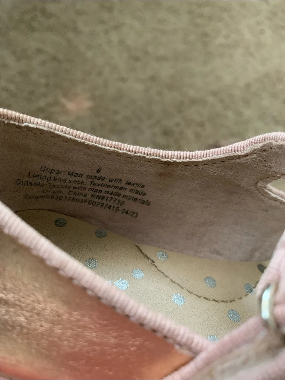 Cat & Jack Rose Gold Mary Jane Dress Shoes for Kids